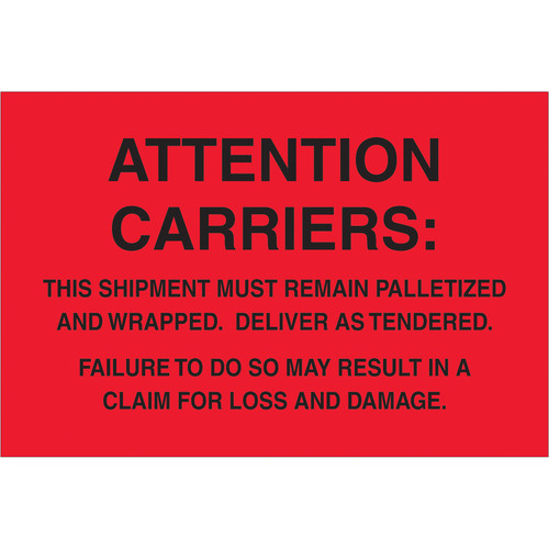 4 X 6 RED 5C/RLPRT-MUST REMAIN PALLETIZED-96444 - RL