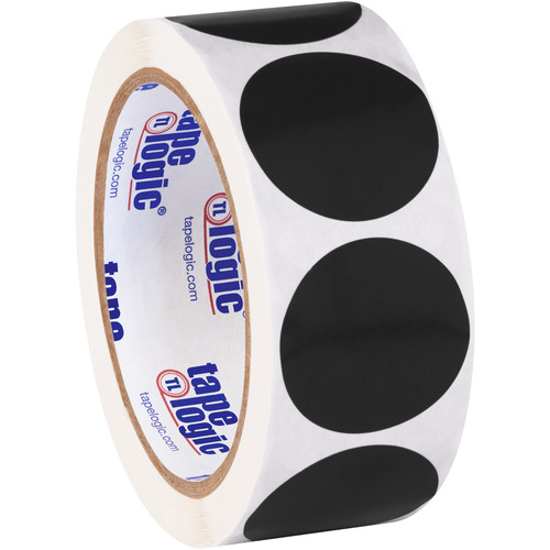 Circle Label | 1-1/2" | Black - RL