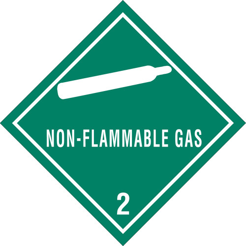 Printed Label | NONFLAM GAS 2 | 4 X 4 - RL