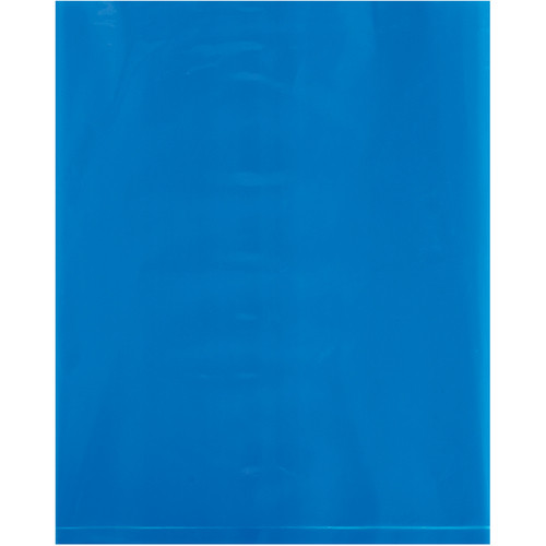 Flat Colored Poly Bags - 2 Mil | 12 X 15 | Blue - CA