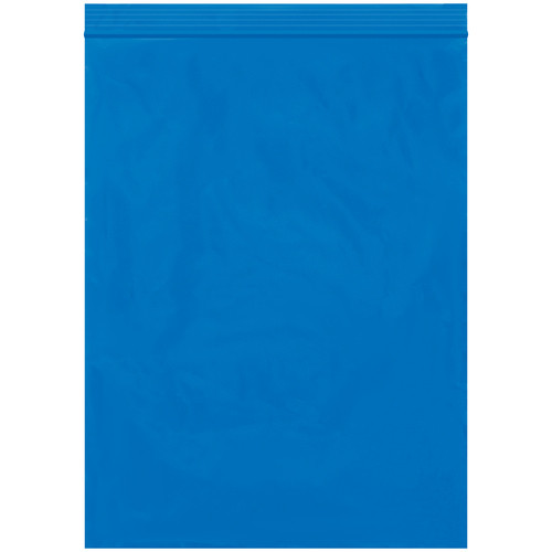 Reclosable Colored Poly Bags | 9 X 12 | Blue - CA