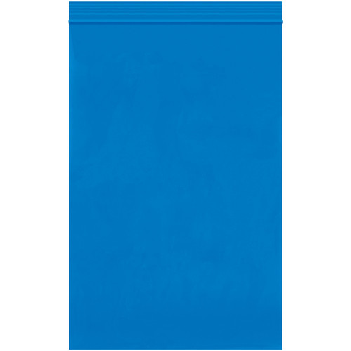 Reclosable Colored Poly Bags | 6 X 9 | Blue - CA
