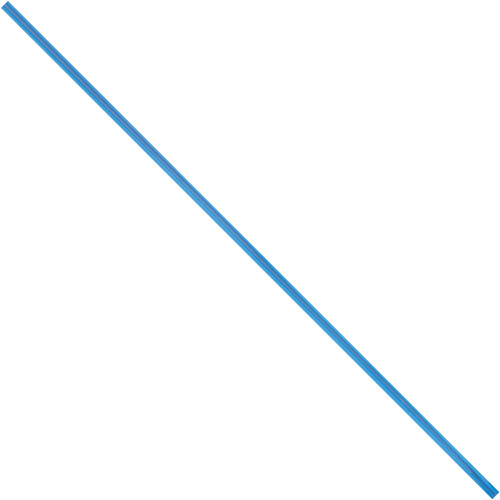 5 x 5/32" Blue Plastic Twist Ties - CA