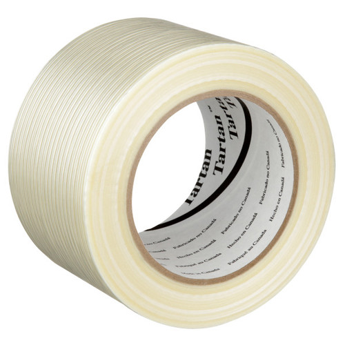 Tartan™ Filament Tape 8934, Clear, 24 mm x 55 m, 4 mil, 36 Roll/Case - CA