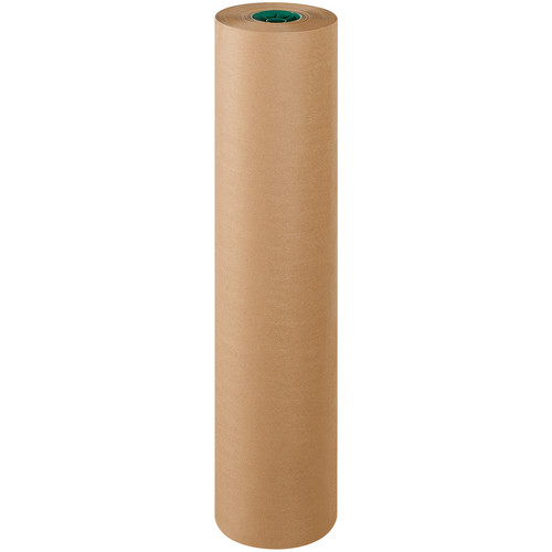 Poly Coated Kraft Paper Rolls | 50-60# | 36 X 600' | Kraft - RL