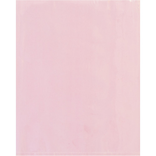 Anti-Static Flat Poly Bags - 2 Mil | 18 X 24 | Pink - CA
