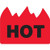 1-1/2 X 2 RED FLOR PRT-HOT5C/RL-185624 - RL