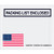 4-1/2 X 5-1/2 PL-ENCL USA FLAG1M/CA-173753 - CA