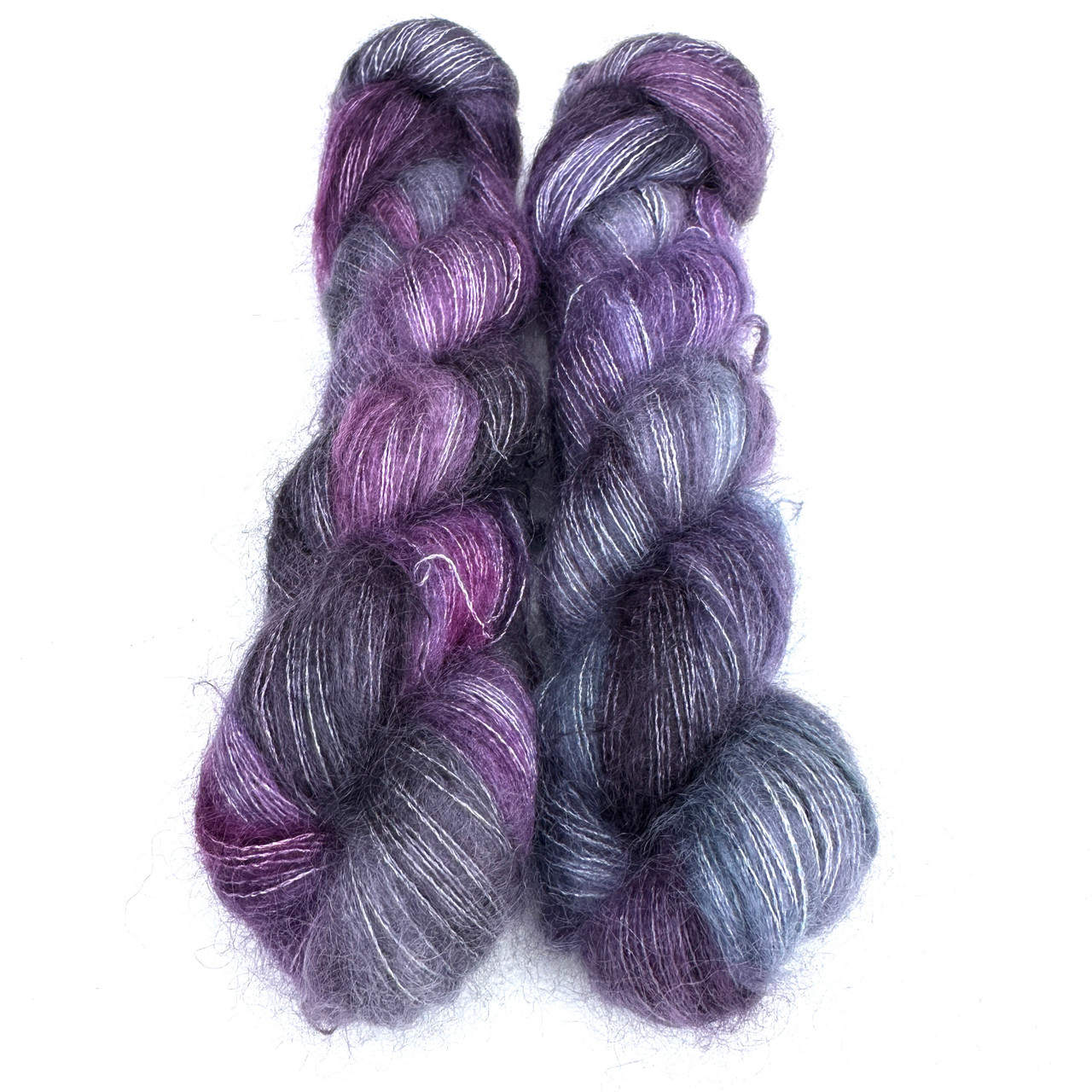 Celaeno hand dyed kid mohair silk yarn | Seven Sisters Arts