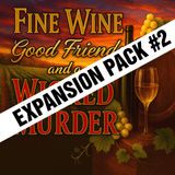 Wine murder mystery game expansion pack #2