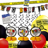 Who Done It? Mystery Party Kit – Balloons, Tape, Garland & Centerpieces