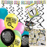 Wine tasting murder mystery decor kit by My Mystery Party