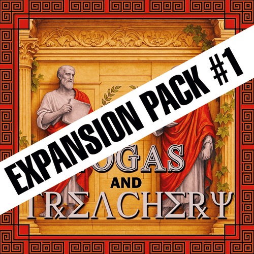 Roman toga mystery party expansion pack