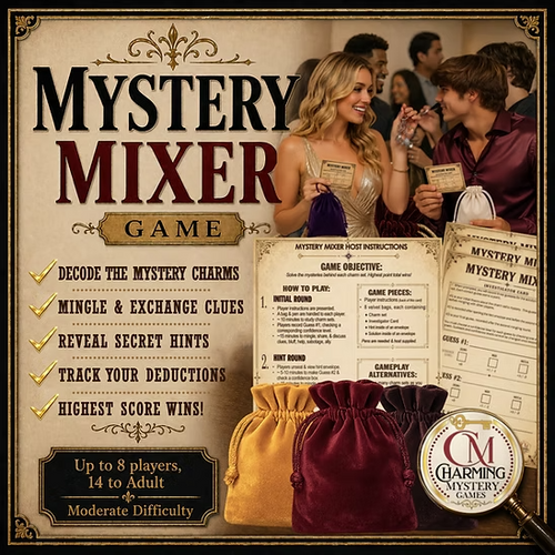 Mystery Mixer Game by Charming Mystery Games