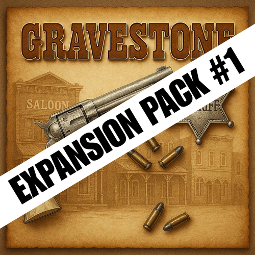 Gravestone mystery party expansion pack #1