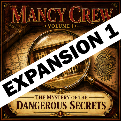 Mancy Crew volume I detective mystery party for kids expansion pack #1