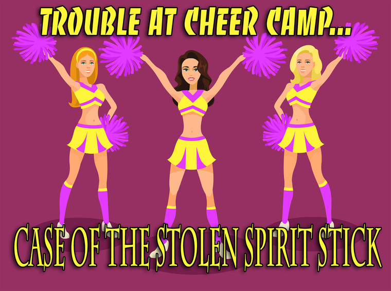 Cheerleading mystery party for girls.