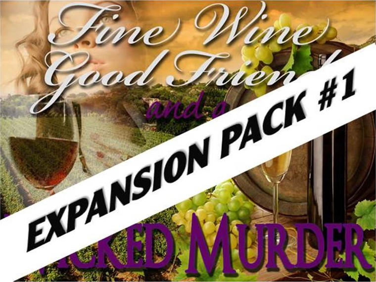 Fun wine tasting murder mystery expansion pack