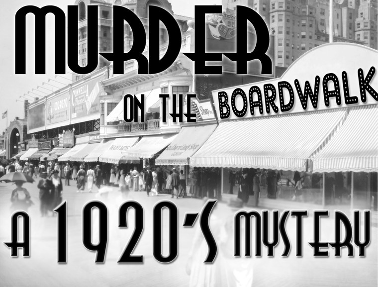 Boardwalk 20's murder mystery party game