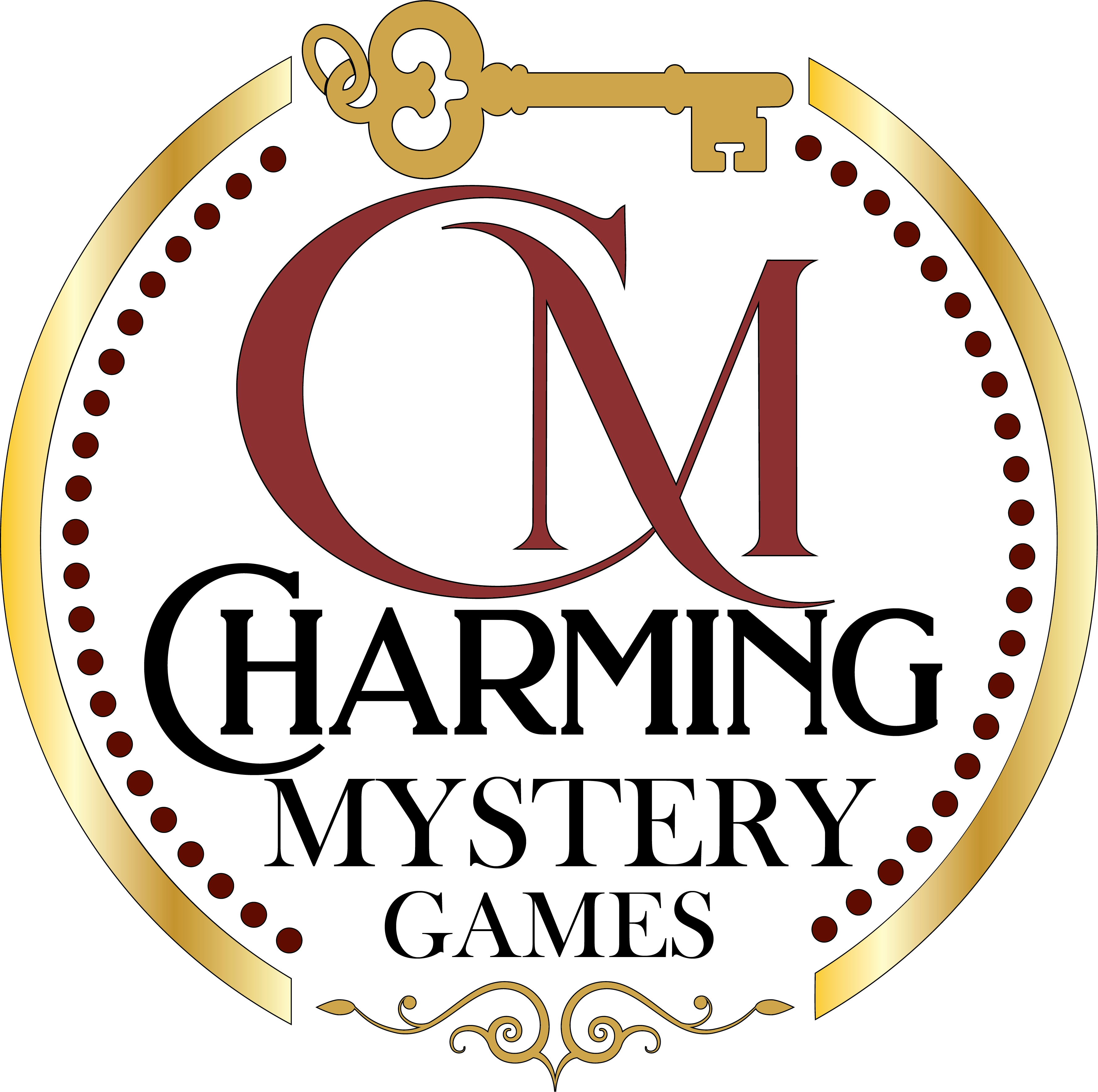Charming mystery game, charm sets, murder mystery