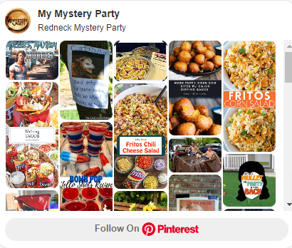 Pinterest Board for redneck mystery party game