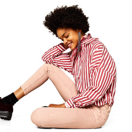 [Sample] Black, pineapple long dress