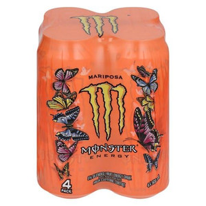 Monster Mariposa Energy Drink 500 ml (Pack of 4)
