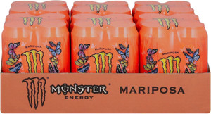 Monster Energy Mariposa Drink, 500mL Cans, 24 Pack