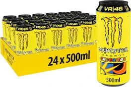 Monster Energy The Doctor VR46 Energy Drink, Citrus Flavour, 500ml Cans 24 pack