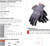 MaxiFlex 34-874 Ultimate - Nylon Micro-Foam Nitrile Grip Gloves - Black/Gray - Small - 12 Pairs (Dozen)
