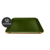 KARACA KIA PREPARATION SADE GREEN SERVING PLATE