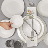 KARACA ALICIA 24PIECES PLATINIUM ROUND DINNERSET