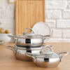 CEMRE 6 PCS SHALLOW FRYING-PAN