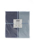 DUVET COVER DOUBLE DARK BLUE LIGHT BLUE