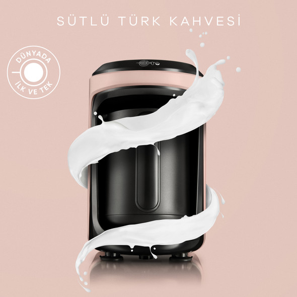 KARACA HATIR HUPES TURKISH COFFEE MACHINE PEARLY PINK