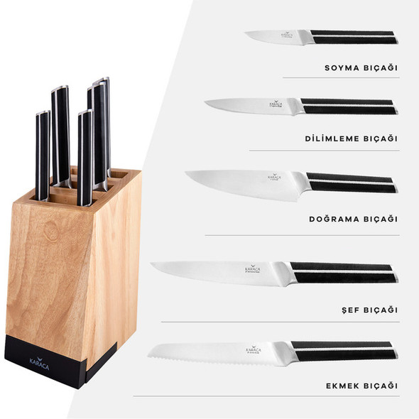 TETON 6 PCS KNIFE SET