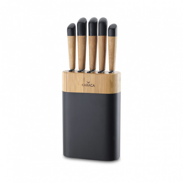 MAPLE BLACK 6 PCS KNIFE SET