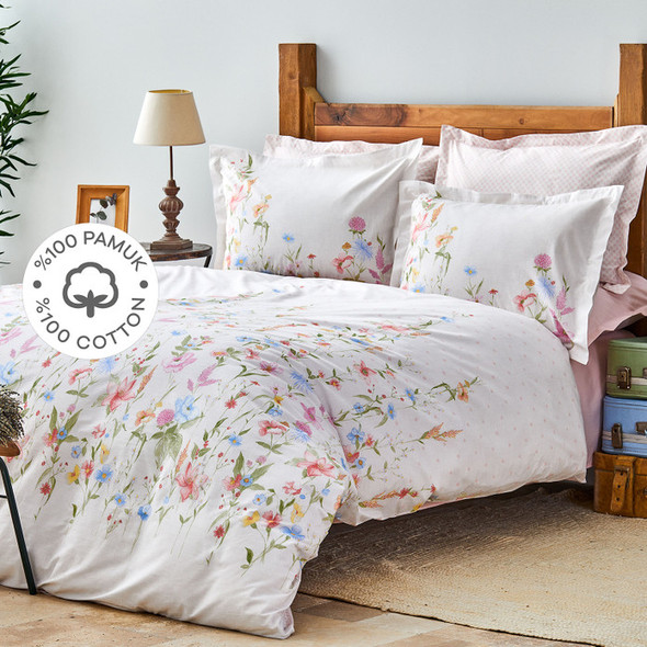 KH SEINA LILA RNF DOUBLE DUVET COVER