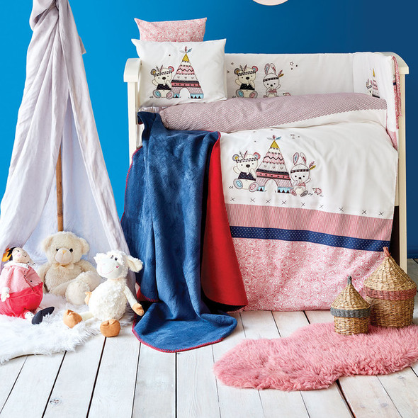 Karaca Home Tent Applique / Embroidery 13 Piece Baby Set