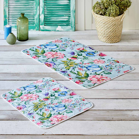 KH NOVELA 2 PCS BATH MAT (60X100 CM + 50X60 CM)