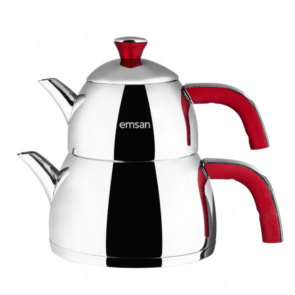 EMS YUDUM TEAPOT SET SOFT RED