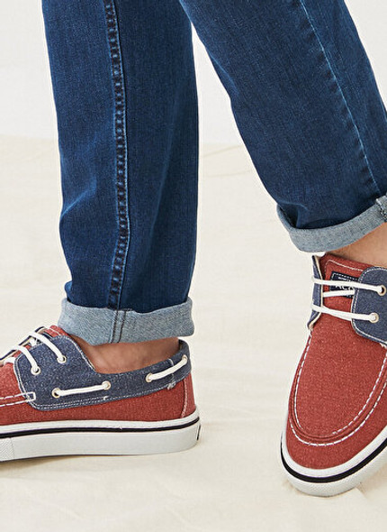 STANDART FIT SHOE CASUAL RED DARK BLUE