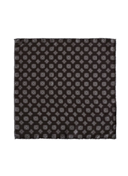 STANDART FIT HANDKERCHIEF PATTERNED BLACK  GREY