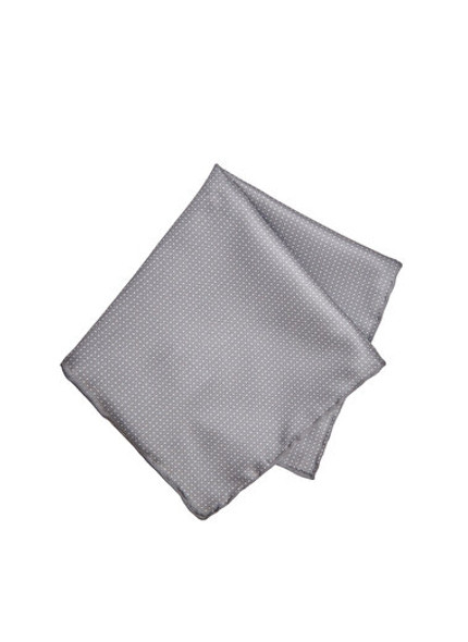 STANDART FIT HANDKERCHIEF PLAIN GREY WHITE