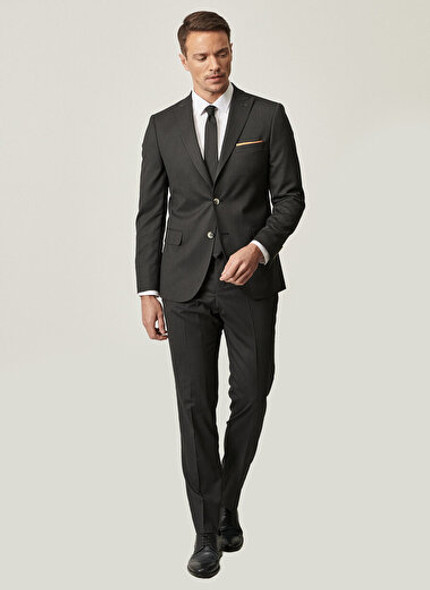 EKSTRA SLIM SUIT ANTHRACITE