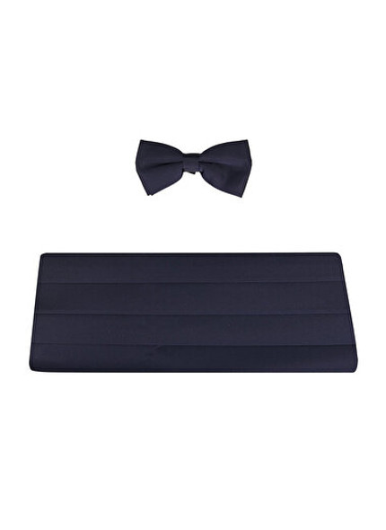 STANDART FIT BOW TIE & GIRDLE NAVY BLUE