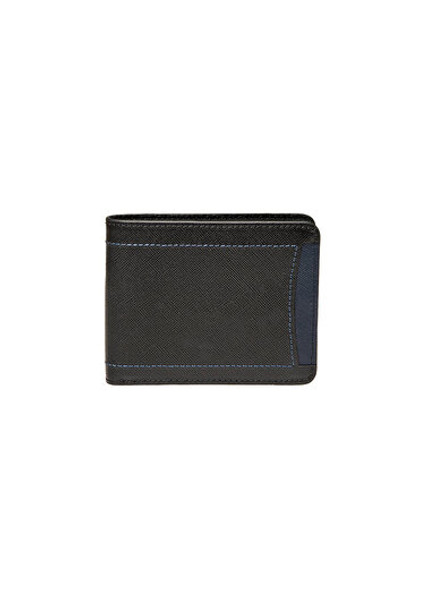 STANDART FIT WALLET BLACK NAVY BLUE