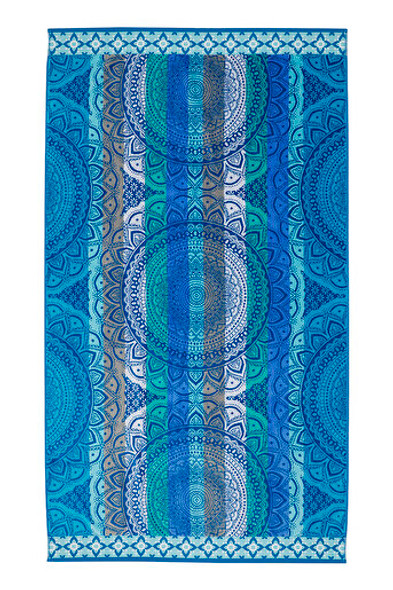 SATEEN TROPEZ/MEDAL ON SATEENRIP BATH TOWEL 101,5*178