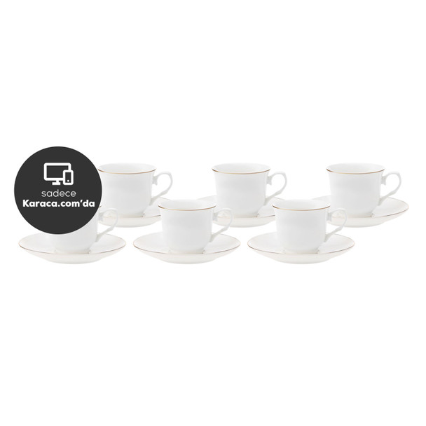 KARACA SINA COFFEE CUPS SET OF 6