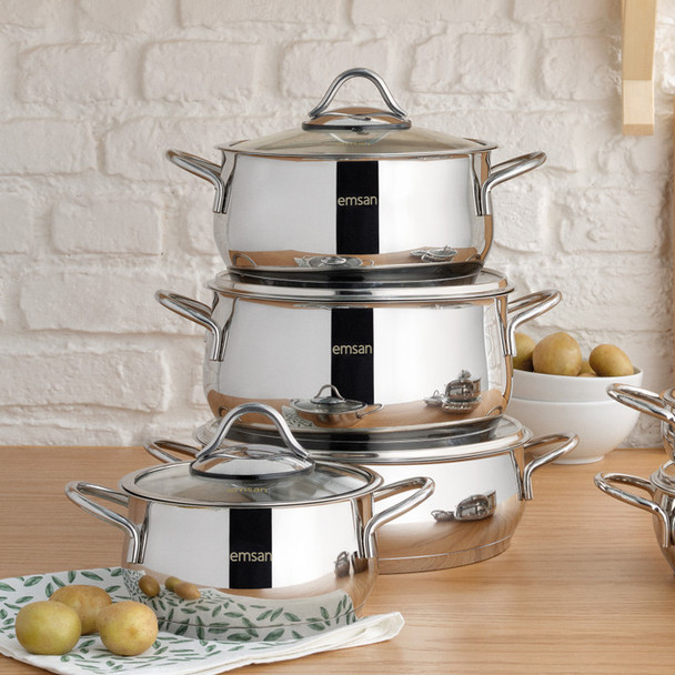 CEMRE 8 PCS COOKWARE